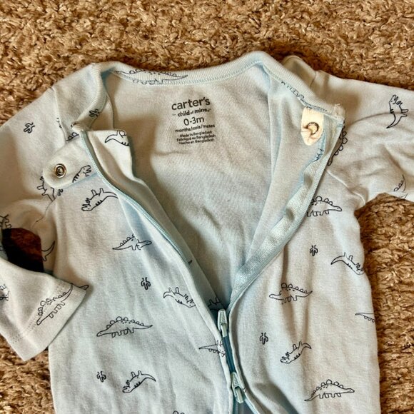Mama's Boy Newborn Set - Jammies & Bodysuit I Size NB, 0-3 M I Carter's & Tahari - Picture 5 of 8